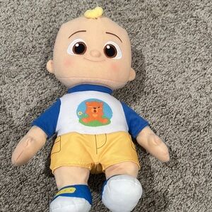 Cute Blue and Yellow Stuffed Doll